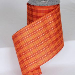 ORANGE FALL PLAID