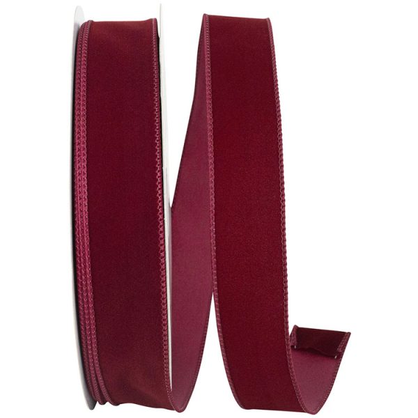 1 1/2 INCH BURGUNDY MATCHING EDGE